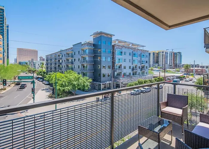 Apartamento Unique 1bd - Dt Phx - Parking, Gym, Pool - Sleeps 6